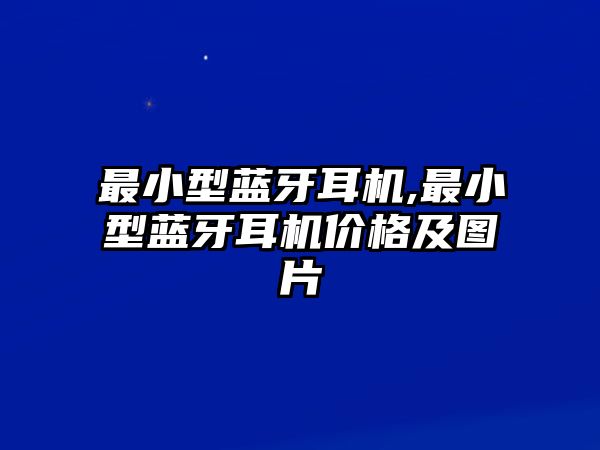 最小型藍牙耳機,最小型藍牙耳機價格及圖片